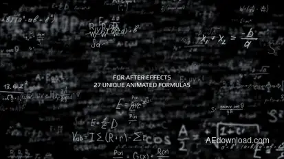 Physical Formulas Background Infographics template preview