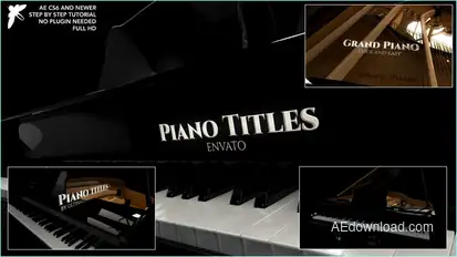 Piano Titles Openers template preview