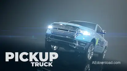 Pickup Truck Elements template preview