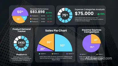 Pie Chart Infographic Infographics template preview