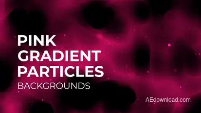 Pink Gradient Particles Background Animated Pack Elements template preview