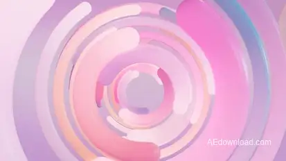 Pink Lights Logo Reveal Logo Stings template preview