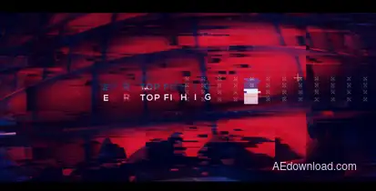 Pixel CInematic Trailer Video Displays template preview