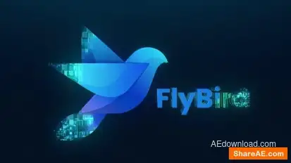 Pixel Logo Opener Logo Stings template preview