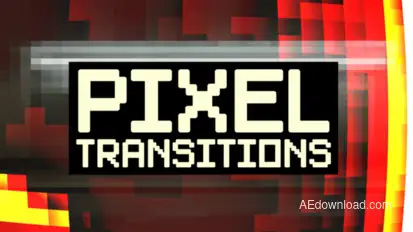 Pixel Transitions Elements template preview