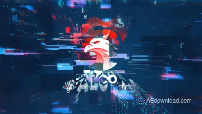 Pixelization Logo Logo Stings template preview