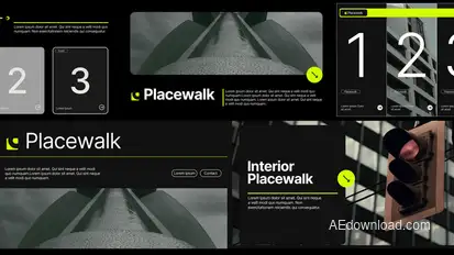 Placewalk After Effects Template Video Displays template preview