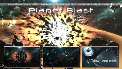 Planet Blast Openers template preview