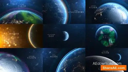 Planet Earth V.2 Openers template preview