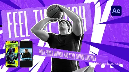 Plastic Grunge Motion Reveal Openers template preview