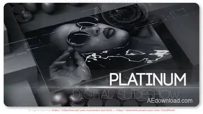 Platinum Digital Slideshow Video Displays template preview