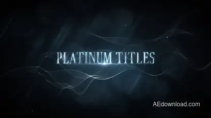 Platinum Luxury Titles Titles template preview