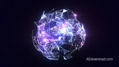 Plexus Globe Logo Reveal Logo Stings template preview