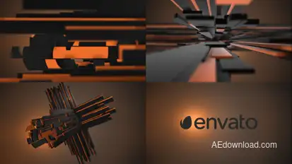 Plus Element 3D Logo Opener Logo Stings template preview