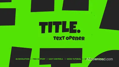 Text Intro Titles template preview