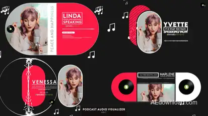 Podcast Audio Visualizer Product Promo template preview