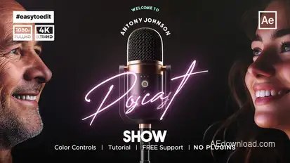 Podcast Intro Openers template preview