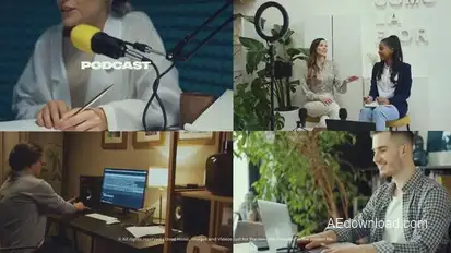 Podcast Intro Opener | 4 In 1 Openers template preview