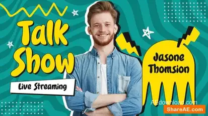 Podcast Intro Slides Promo Openers template preview