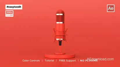 Podcast Opener broadcast-packages template preview