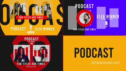 Podcast Opener Openers template preview