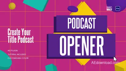 Podcast Opener Openers template preview