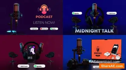 Podcast Opener Pack Openers template preview