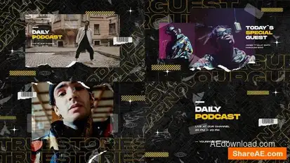 Podcast Opener / Urban Hip Hop Promo / Dynamic Music Talkshow / Youtube Vlog Intro Openers template preview