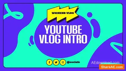 Podcast Youtube Vlog Intro Openers template preview