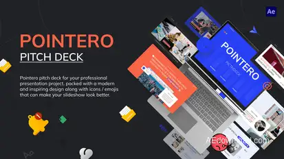 Pointero Pitch Deck Video Display After Effect Template Product Promo template preview
