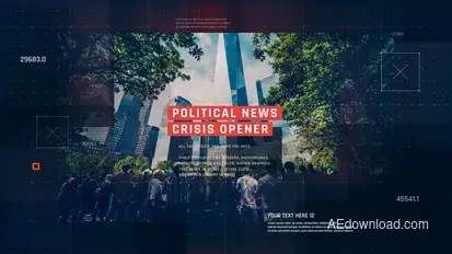 Political News Slideshow / Digital Corporate Opener / Technology Business / Economy Crisis Openers template preview