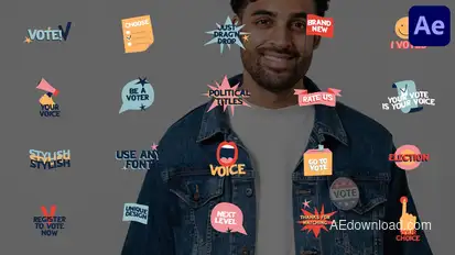 Political Titles for After Effects Titles template preview