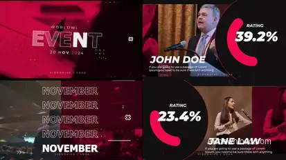 Politics Debate Intro broadcast-packages template preview