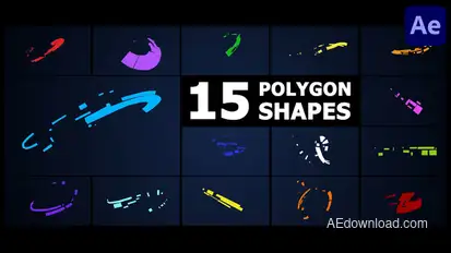 Polygon Shapes | After Effects Elements template preview