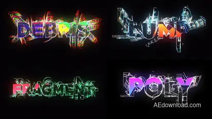 Polytype Title Opener Titles template preview