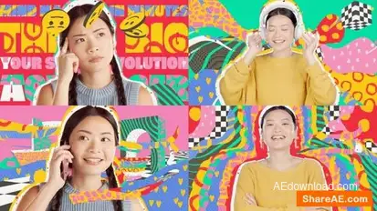 Pop Art Influencer Opener Openers template preview