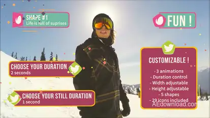 Pop Up Text Elements template preview