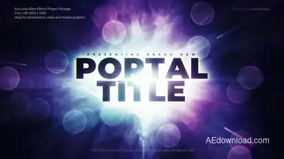 Portal Cinematic Trailer Openers template preview