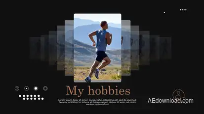 Portfolio Promo Infographics template preview