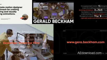 Portfolio Promo Openers template preview