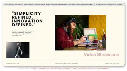 Portfolio Promo - Video Showcase Openers template preview