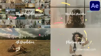 Portfolio Slideshow | After Effects Elements template preview