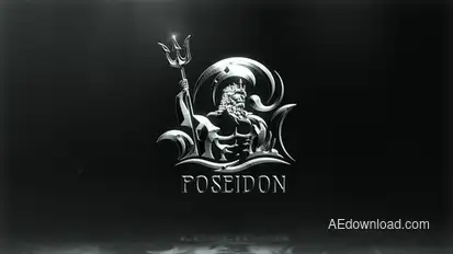 Poseidon Logo Logo Stings template preview