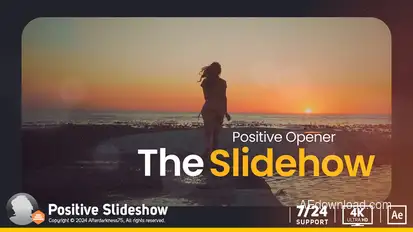 Positive Slideshow Openers template preview