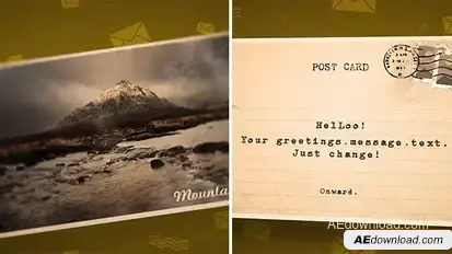 Post Card Opener Openers template preview