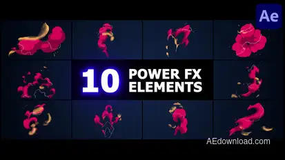 Power Elements | After Effects Elements template preview