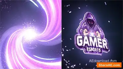 Powerful Electric Logo Reveal Logo Stings template preview