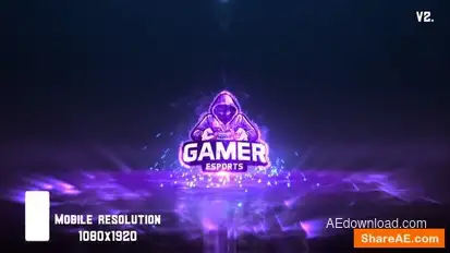 Powerful Impact Logo Reveal Logo Stings template preview