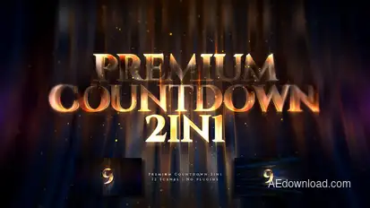 Premium Countdown 2in1 Elements template preview