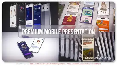 Premium Mobile Presentation - App Promotion Product Promo template preview